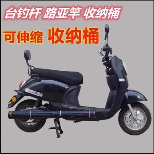 电动车钓鱼装备架电动瓶车鱼竿收纳杆筒桶摩托车放鱼竿包架装备包