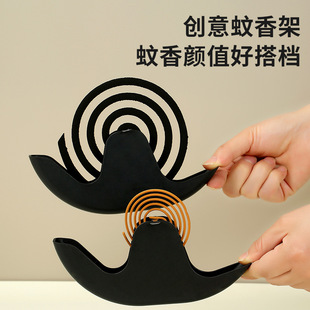 创意檀香熏炉防蚊防火防烫铁艺室外接灰 蚊香盘托家用2025新款