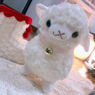 2025新款可爱小羊公仔软萌羊毛绒小白羊玩偶娃娃机抓娃娃礼品