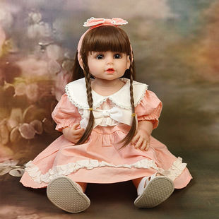 重生娃娃玩具 仿真婴儿搪胶洋娃娃 可入水陪伴娃娃 女孩礼物