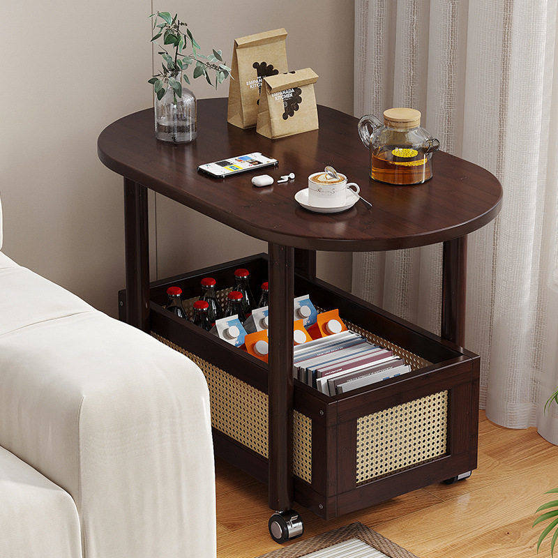 可移动茶几茶桌轻奢级感客厅沙发侧边柜置物架小户型卧室床头桌,住宅家具,茶几,淘宝优惠券,粉丝福利购,淘宝优惠卷