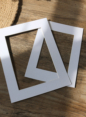 白卡纸相框照片墙用内衬装裱 7 8 10 12 1618寸A4A34K8K卡纸定