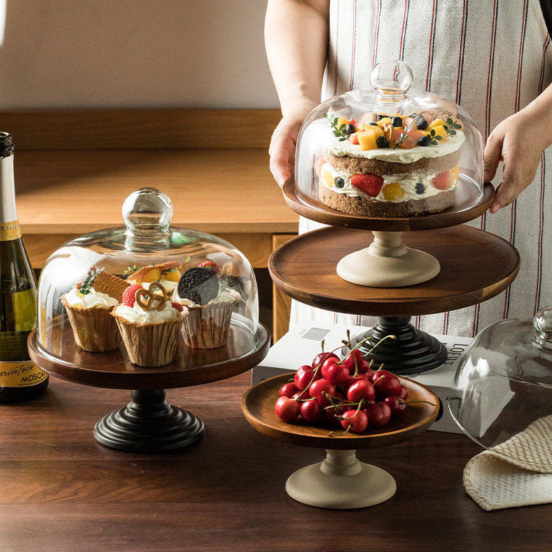 透明防尘玻璃盖脚蛋糕托盘面包托水果试吃盘点心展示盘果盘果蔬,餐饮具,果盆/果盘/果篮,淘宝优惠券,粉丝福利购,淘宝优惠卷
