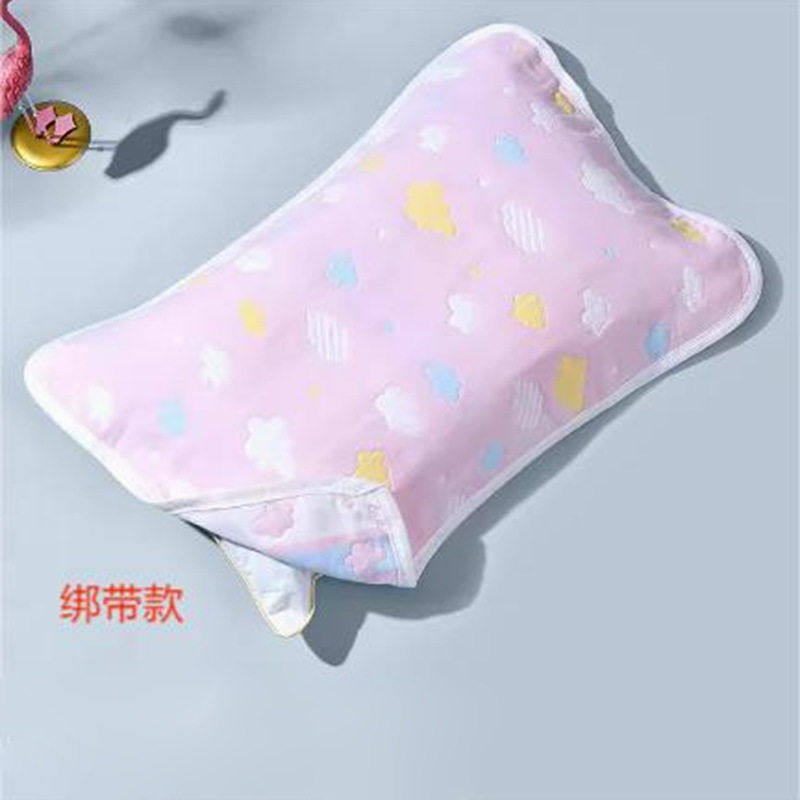 毛毛雨 纱布儿童枕巾 棉纱布 透气枕头巾
