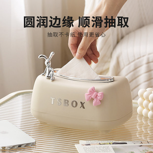 跨境纸巾盒客厅高档轻奢抽纸盒家用茶几摆件创意纸抽盒车内高级