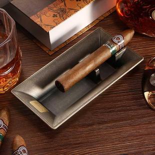烟灰缸家用烟缸灭烟器 CIGARLOONG茄龍雪茄烟灰缸复古古铜创意个性