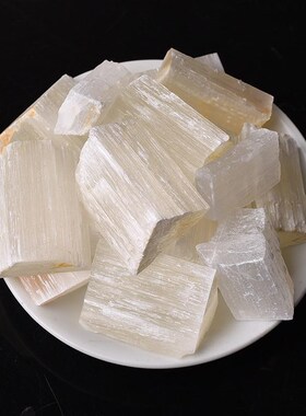 新款亚硒酸盐水晶板片石膏棒摩洛哥透石膏白色U石英矿物原石批