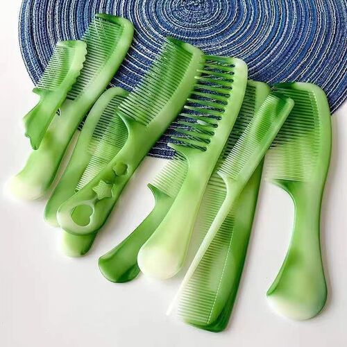 牛筋梳子家用大k号牛筋熟料梳子折不断不掉齿直发专用美发
