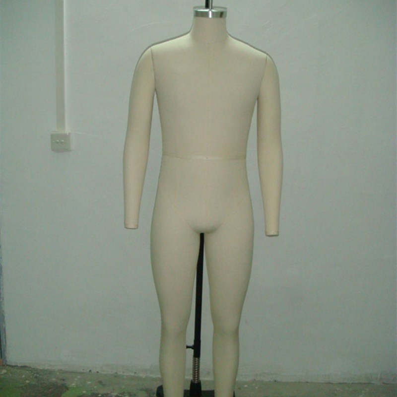 服装立体裁剪 打版试衣 u男体全身吊挂人台男装整体欧码美模特道