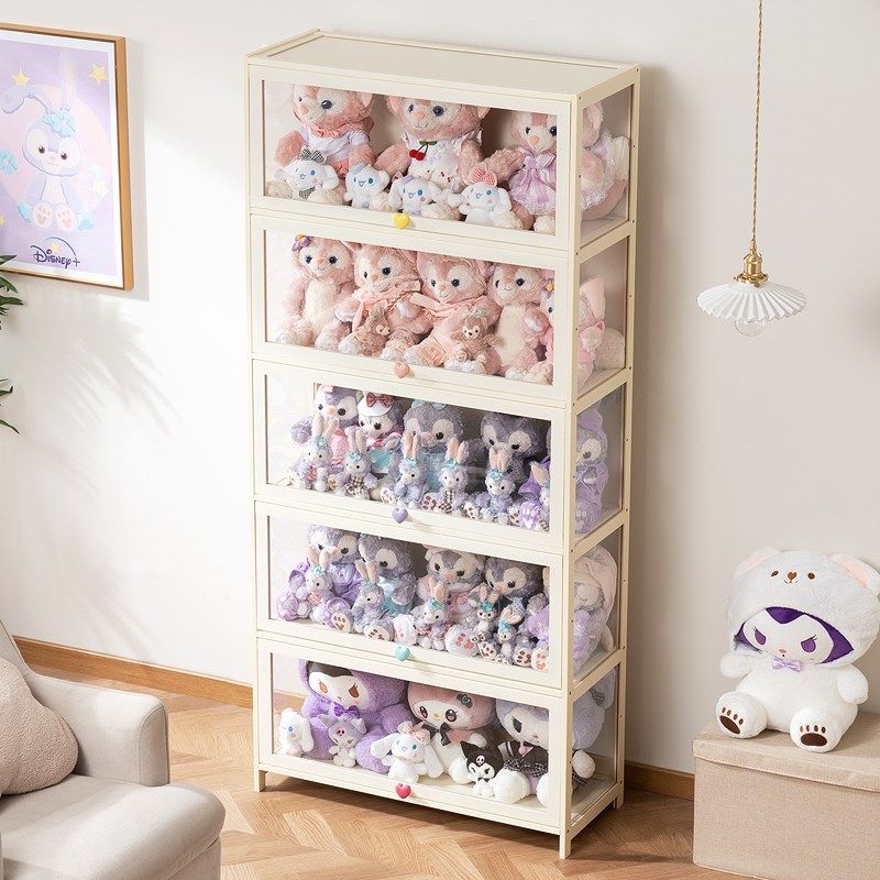 毛绒娃娃收纳展示柜家用陈u列柜子手办展示架玩偶亚克力透明柜子,住宅家具,家用陈列柜,淘宝优惠券,粉丝福利购,淘宝优惠卷