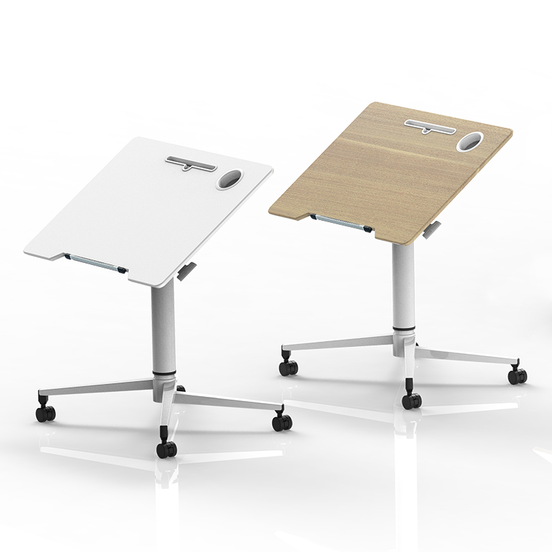 站立式可折叠升降笔记本电脑y桌学习桌可移动床边桌可调节书桌
