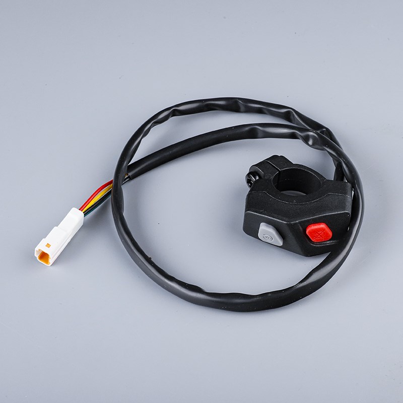 越野摩托车点火熄火开关大灯组合开关远近光蓝I红按钮 XC-W EXC-F