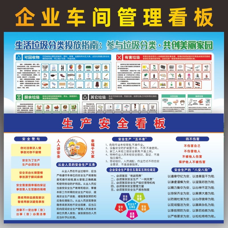 6s5s管理标识牌贴公司企业车间看板安全生产质量品质标示贴车间质