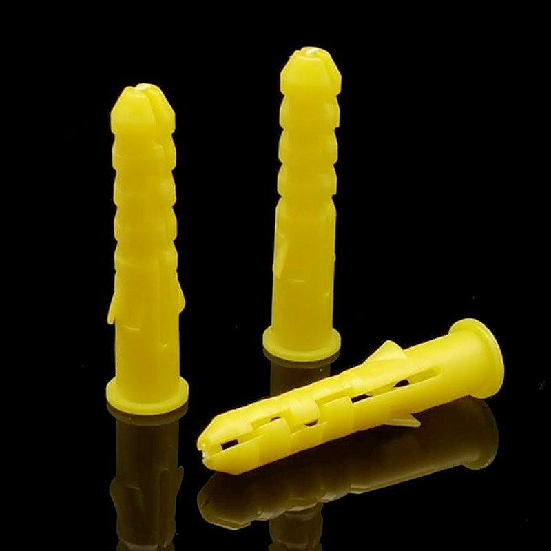 M8*40膨胀管塑料爆炸胶粒小飞机涨塞壁虎胀塞小黄鱼适W用M4M5螺丝