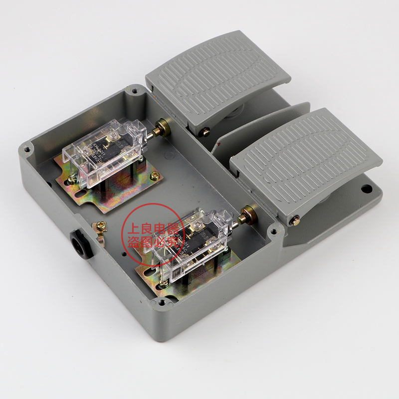 厂家直销 YDT1-18 铝壳 黄色 双踏板 脚踏开关