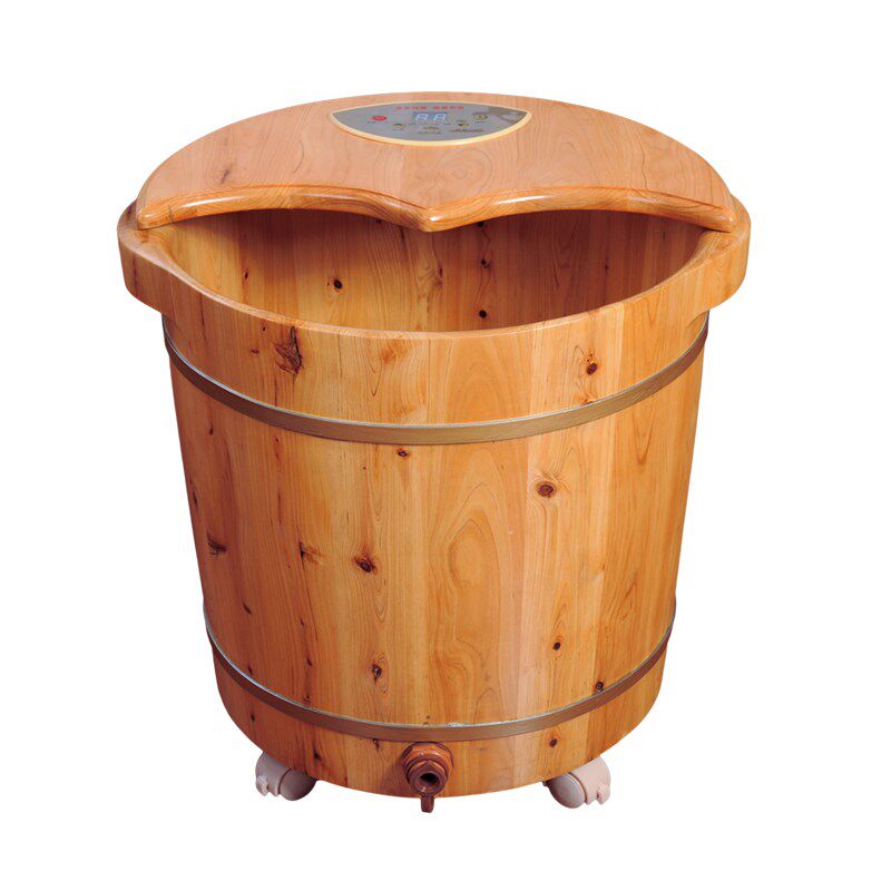 电加热多功能全自动智能泡脚木桶恒温香柏木泡脚盆家用插电泡脚盆