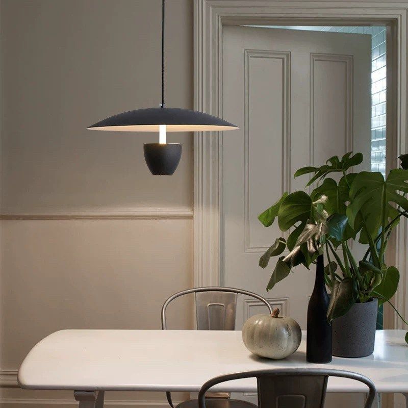 极简创意现代简约黑骑士岛台吧台餐厅卧室床头个性聚光飞碟吊灯,家装灯饰光源,餐厅吊灯,淘宝优惠券,粉丝福利购,淘宝优惠卷