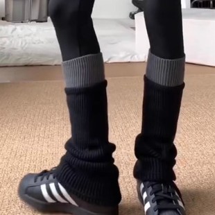 秋冬氛围感 巴恩风袜套简直鲨疯瞭 巨显腿长显腿细 瑜伽裤 鲨鱼裤