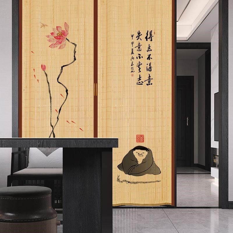 隔断门移门中式折叠推拉门竹帘门帘卷帘厨房空调中式家用简易门,基础建材,门/墙/窗隔音贴,淘宝优惠券,粉丝福利购,淘宝优惠卷
