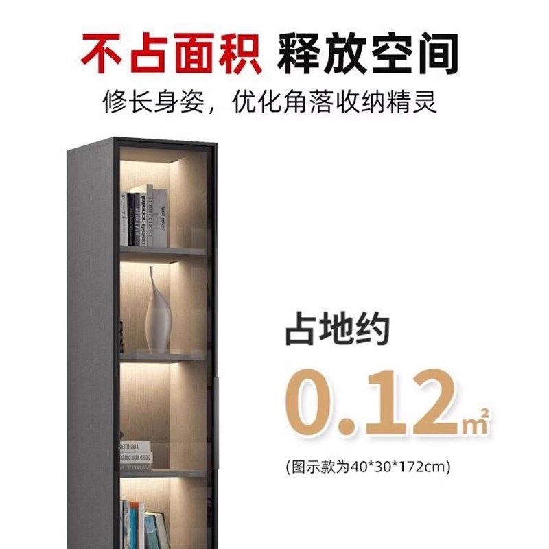书柜玻璃门落地防尘客厅一体书架玻璃展示柜收纳酒柜组合靠墙定制,住宅家具,单个书柜,淘宝优惠券,粉丝福利购,淘宝优惠卷