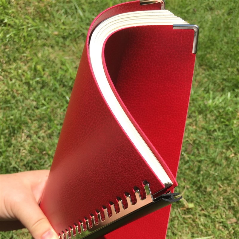 可换内页A4B5A5软皮面活页线圈本康奈尔方格本R错题空白英语周计