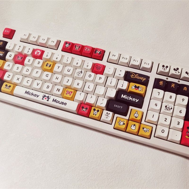米奇键帽PBT五面热升华XDA高度客制化键盘配件,电脑硬件/显示器/电脑周边,键帽,淘宝优惠券,粉丝福利购,淘宝优惠卷