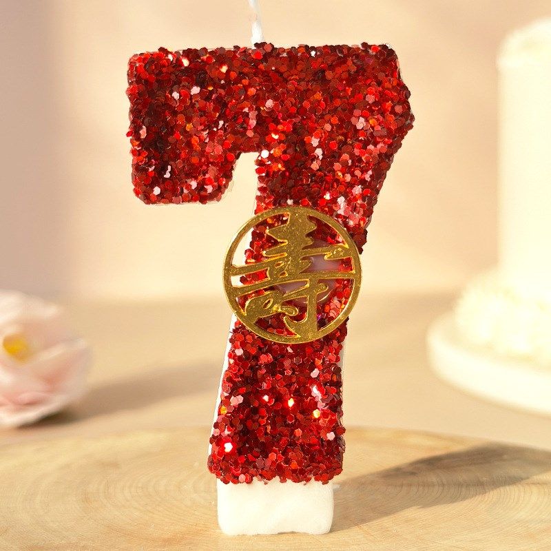 创意红色生日蛋糕数字蜡烛插件大寿字网红款老人寿宴过寿布置装饰,节庆用品/礼品,蜡烛,淘宝优惠券,粉丝福利购,淘宝优惠卷
