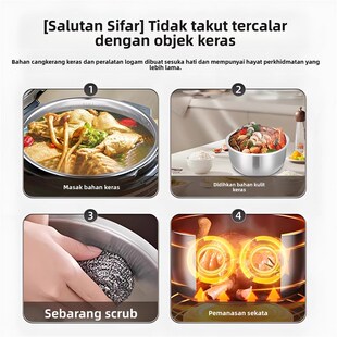 适用于象印电饭煲内胆NP-HBH10C/HBQ10锅316L不锈钢零涂层265/517