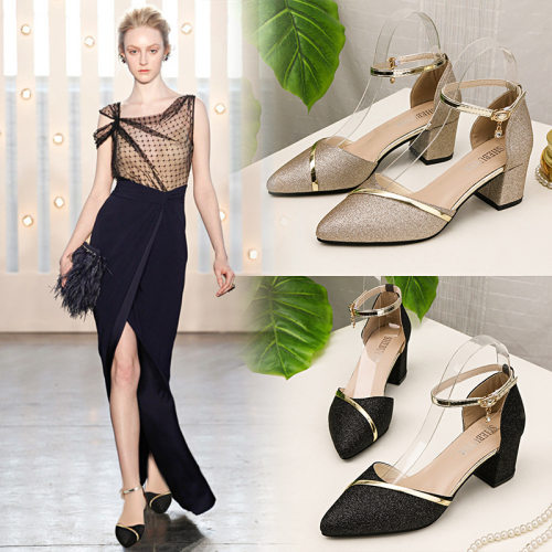 shoeswomen夏季新款中跟