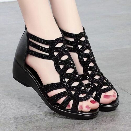 shoeswomen软皮罗马凉鞋