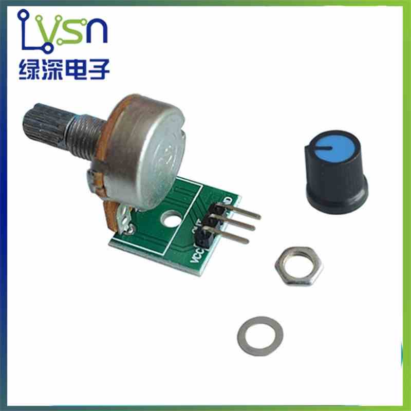 绿深 10K阻值电位器模块可调电阻模块单圈可调模拟量输出0-5V电压