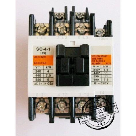 高品质 SC-4-1 交流接触器 AC24V 36V 110V 220V 380V 电流19A