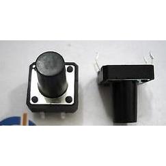 轻触开关 微动开关 轻触按键 12*12*15mm高 全新 铜脚 25个5元