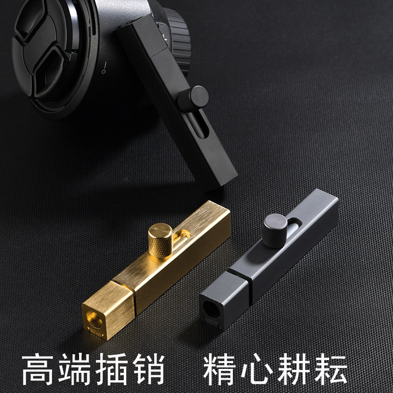 明插销门扣门栓防盗门锁扣门闩卫生间加厚木门销铝合金抽屉柜门子