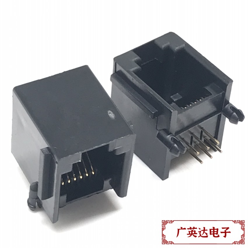 MJ3205-66-0-2-N RJ11母座端口6P6C网络路由器交换机连接插孔cat3
