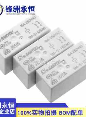 SM-S-112/105/124DM1 SM-S-112DM1 三友继电器 6脚16A250VAC 115F