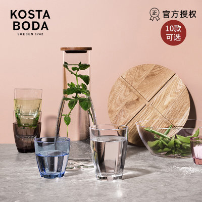 KOSTA BODA进口水晶杯玻璃杯子 BRUK水杯家用 牛奶杯果汁杯大小号