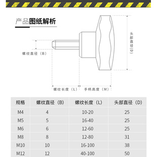 162053 胶木梅花手柄螺丝星形把手型机械手柄婴儿床配件衣柜