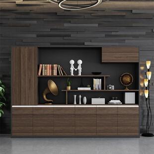 文件柜木质资料柜办公室档案柜书柜储物柜落地柜柜子带锁办公家具