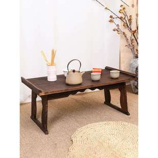 古风折叠桌中式茶桌飘窗桌矮桌炕桌榻榻米小茶几国学桌家用书法桌