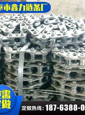 提升机用板式输送链条多种规格不锈钢板链工业输送斗式提升机板链