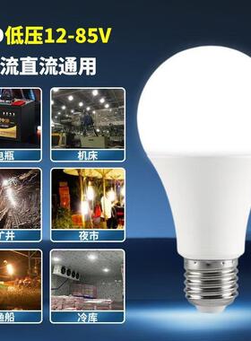（十一装）12V24V36V48V低压led灯泡适用于矿井机床电瓶船舶冷库