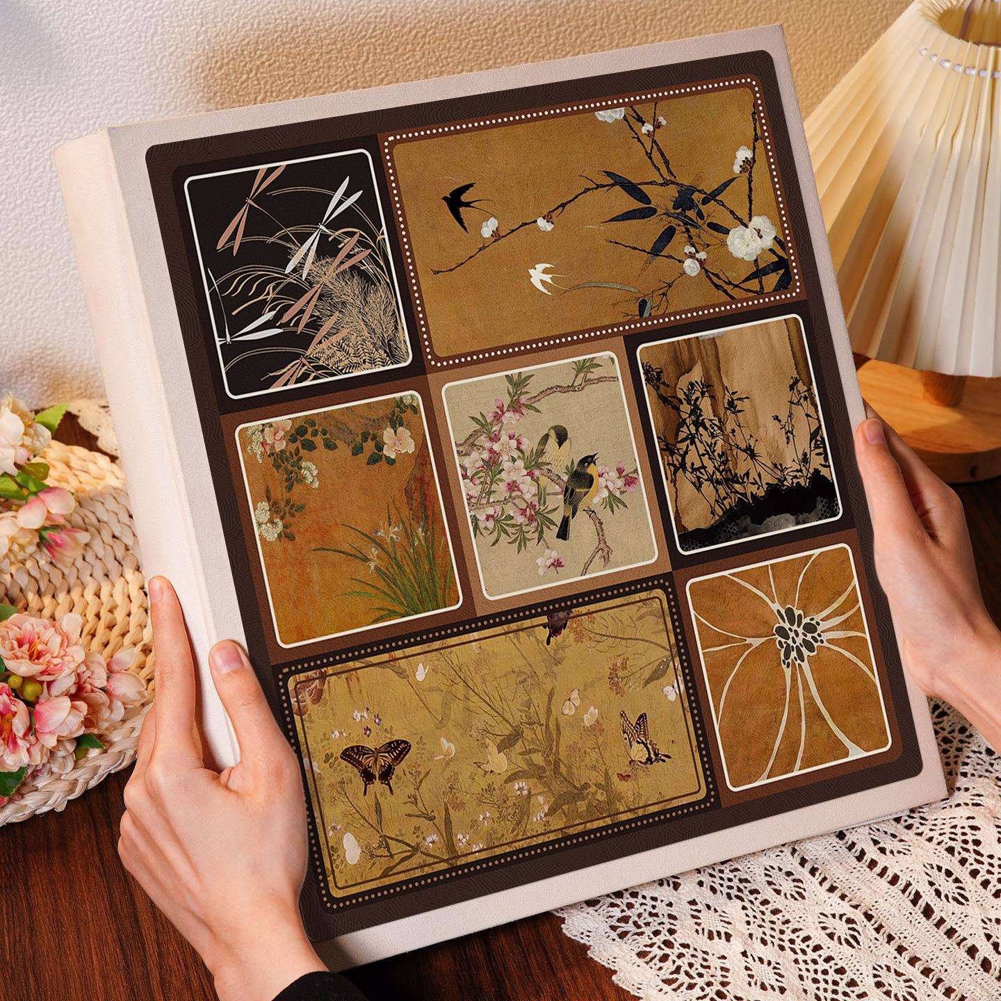 相册本纪念册插页宝宝照片56寸混装收纳相簿家庭大容量成长影集六