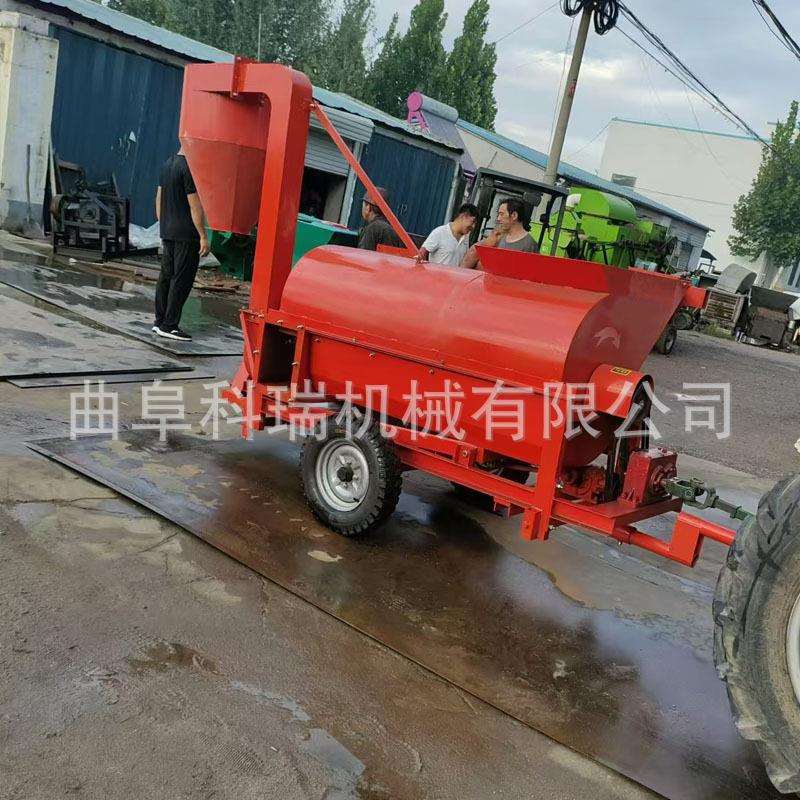 花生秧除膜粉碎机多功能筛土打粉机科瑞落花生去膜揉丝机