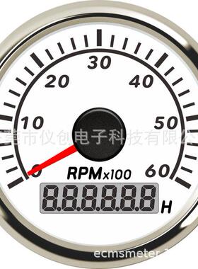 网销ECPC系列52MM指针转速表6KRPM1-300内速比可调