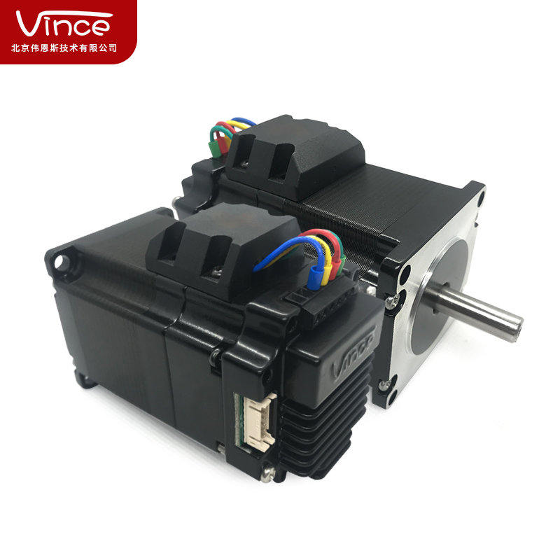 485控制57步进伺服电机驱动控制一体T机套装带编码器