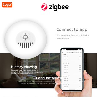 Tuya涂鸦智能光照传感器ZigBee亮度感应器数据实时上报联动关窗帘