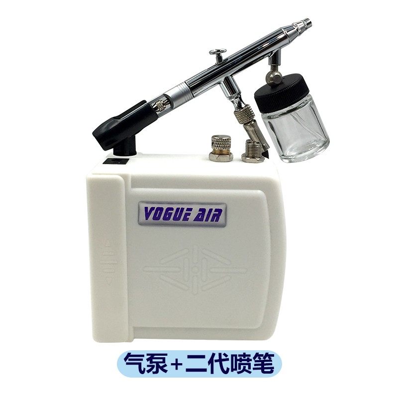 喷绘纹身模型蛋糕油漆上色气泵 迷你气泵 高清化妆喷枪美甲喷绘机