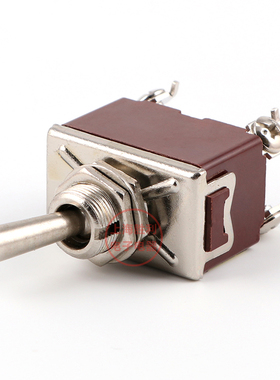 优质紫色钮子开关  1221 4脚2档 12mm 15A 250V