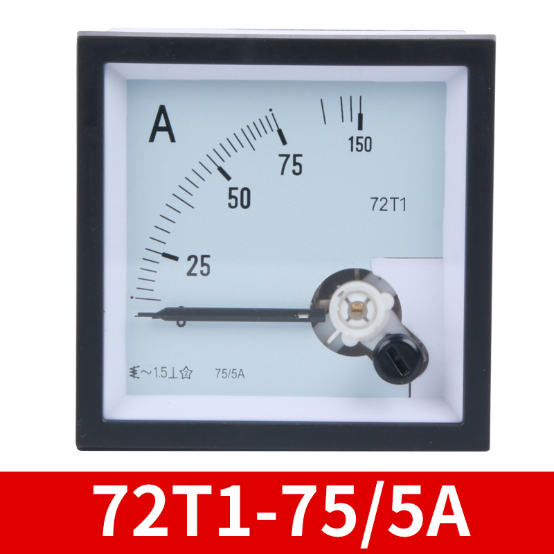 89T2/72T1交流电流电压表 指针式450V 5A 100/5A 200/5A SQ-72